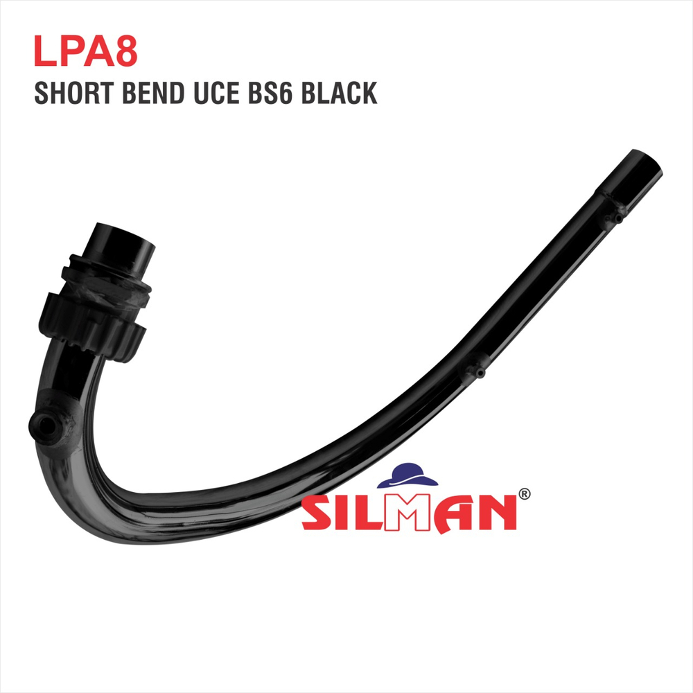 LPA8 Short BS6 Black Bend Pipe