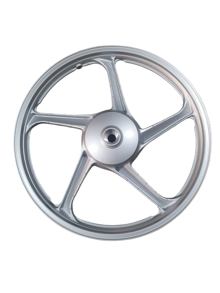 Silver 5 Spoke Alloy Wheel