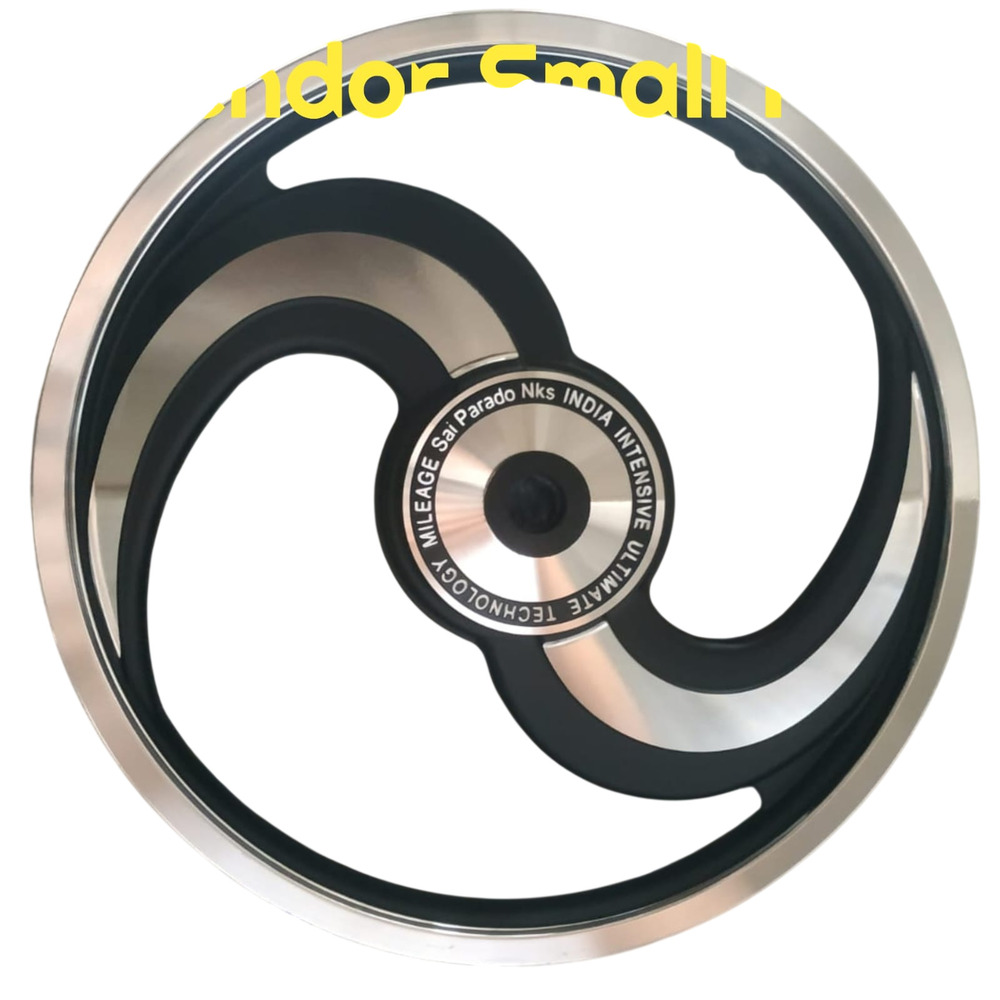 Black And Silver Alloy Wheel