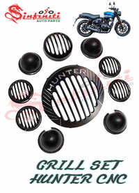 Royal Enfield Hunter Cnc Grill Set