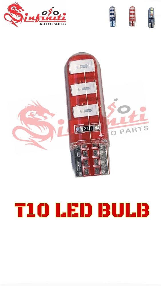 Red T10 LED Bulb