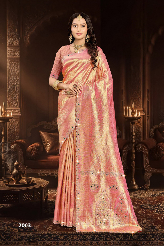 2003 Soft Pink Juliya Jarkan Saree