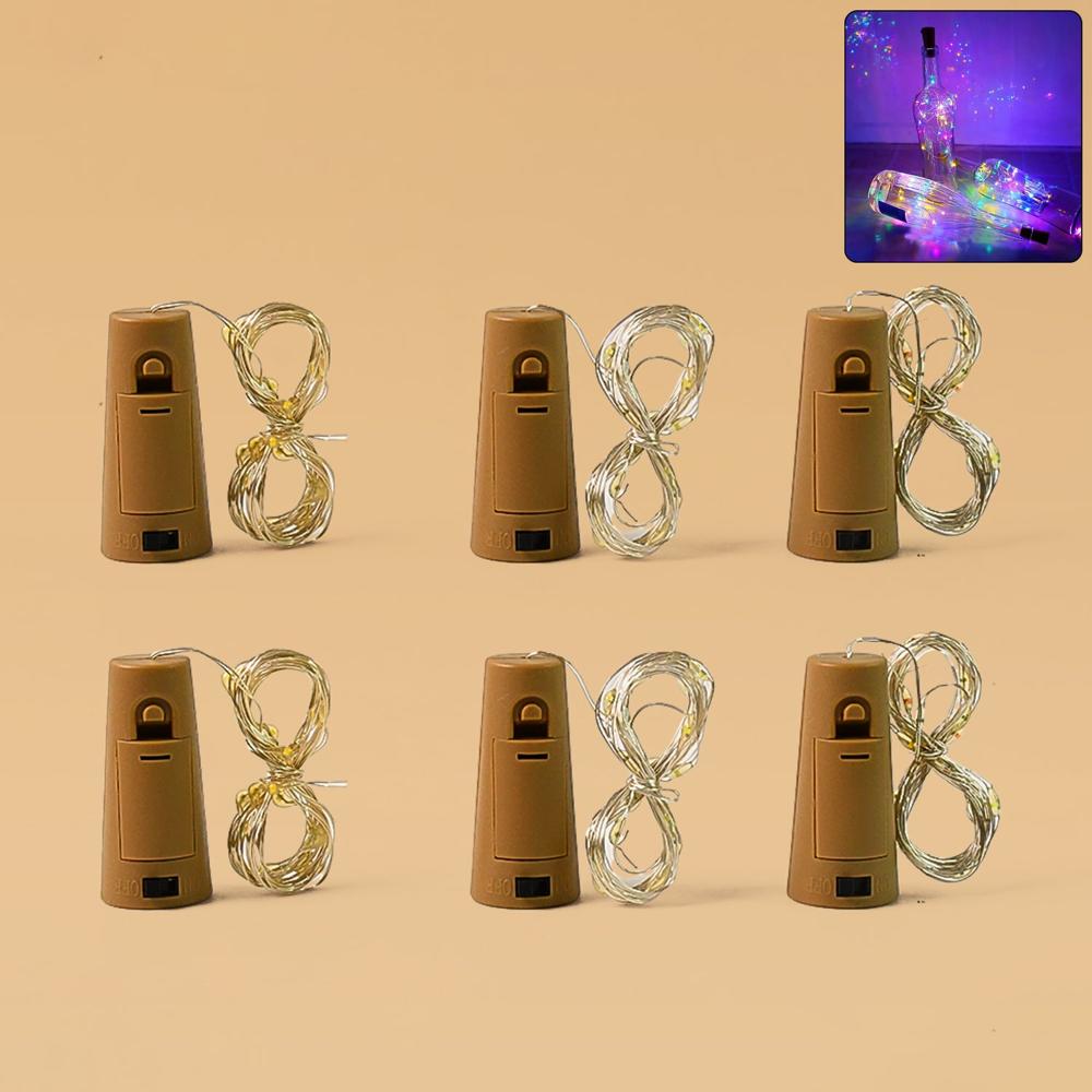 Cork-Shaped Led Bottle String Fairy Lights (1 Pc) - Application: As Per Product Requirement