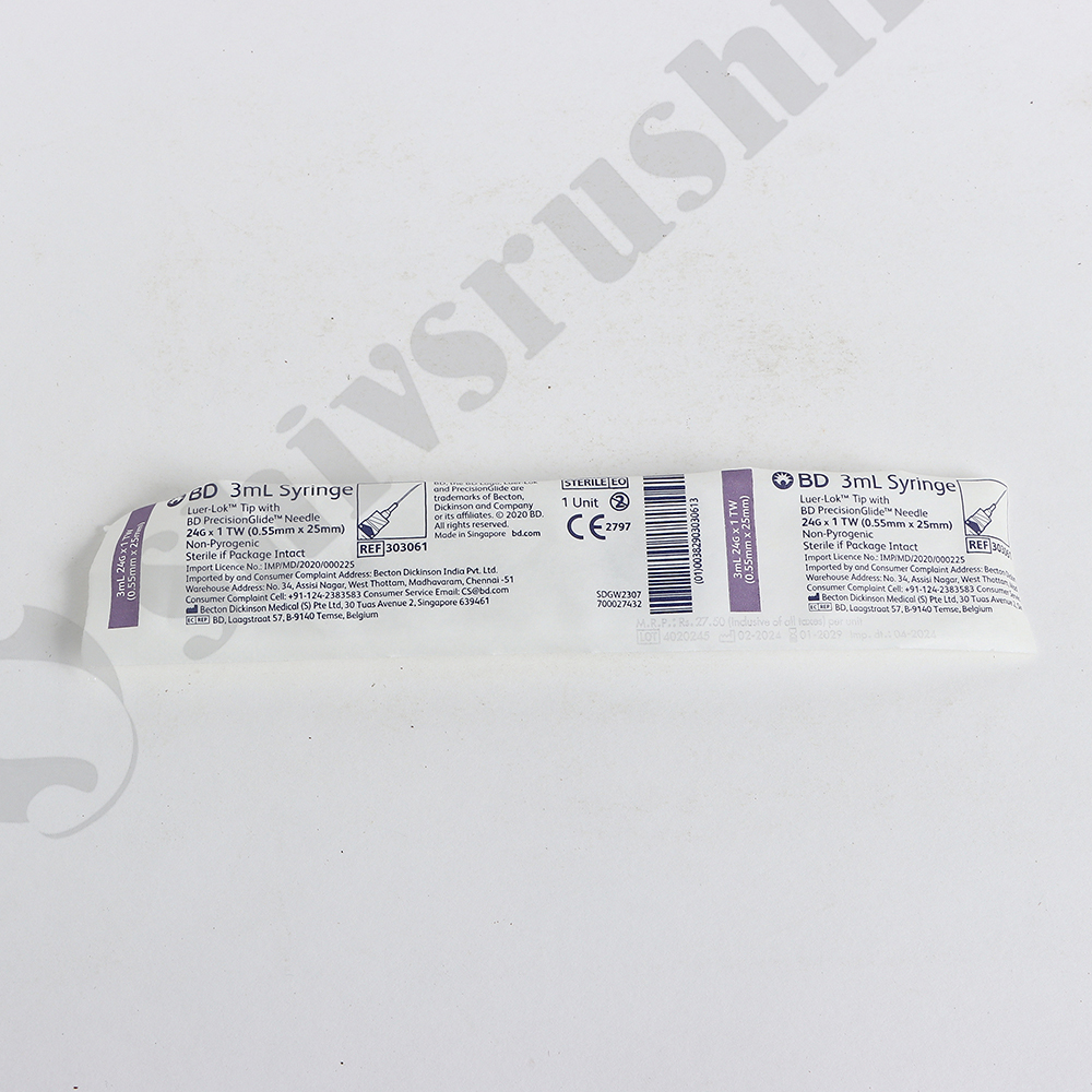 BD 3 ML SYRINGES