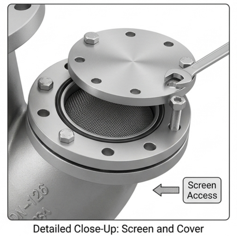 Y Type Strainer - Stainless Steel, Galvanized Finish | Silver, Designed For Water Filtration In Machinery