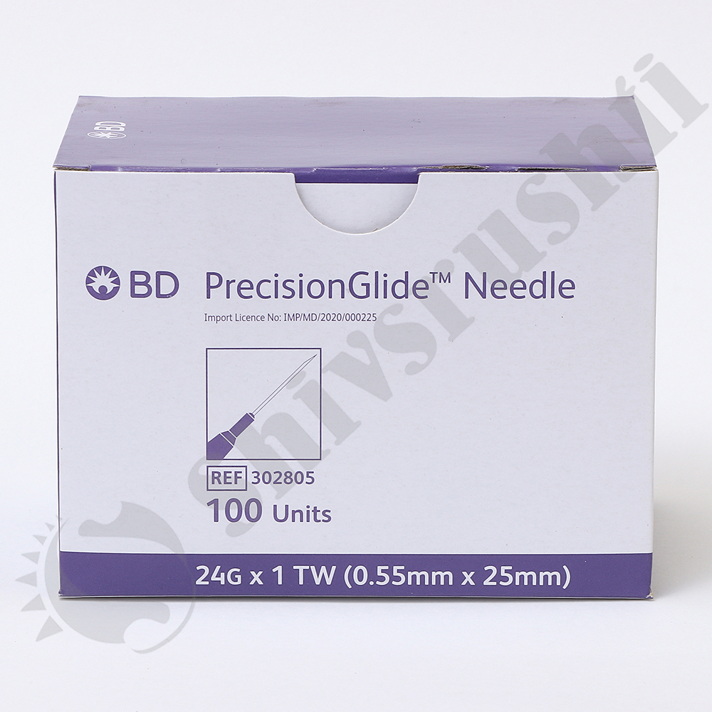 BD PRECISIONGLIDE NEEDLE 24G