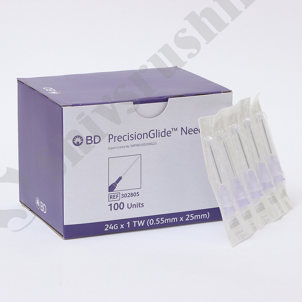 Bd Precisionglide Needle 24g