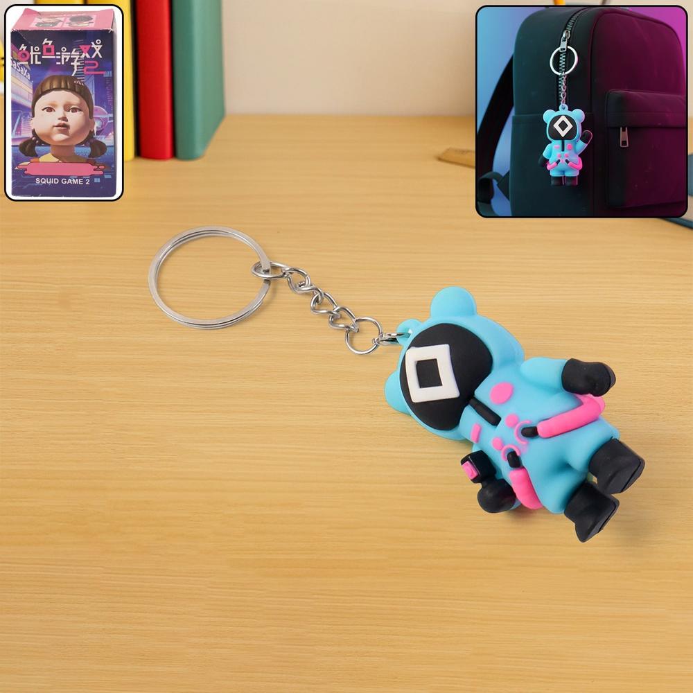 Cute Character-Themed Soft Silicone Keychain (Mix Desgin / 1 Pc) - Application: As Per Product Requirement