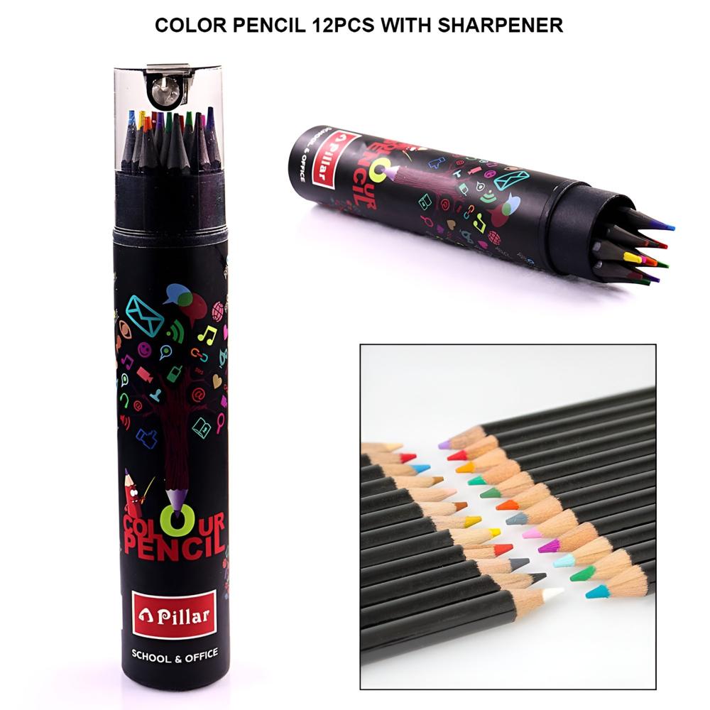 Color Pencil 12Pcs With Sharpner