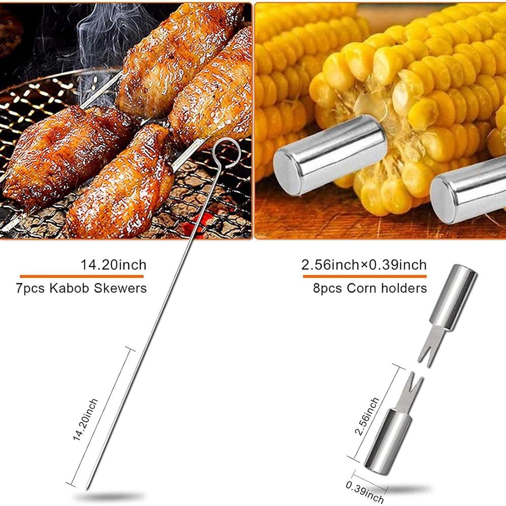 18 Pcs Bbq Tool Set