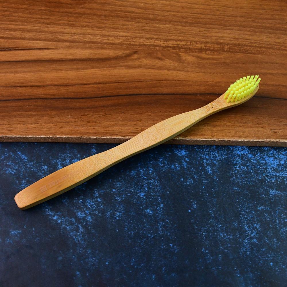Eco-friendly Natural Bamboo Toothbrush With Medium Bristles (1 Pc) - Application: As Per Product Requirement