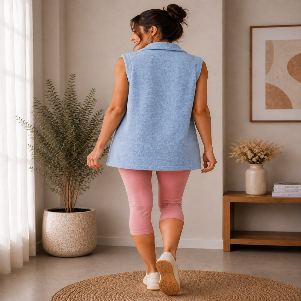 Export Surplus Cozy Sky Blue Winter Vest
