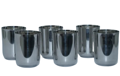 300 ml Stainless Steel Plain Glasses