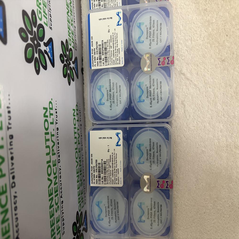 Hvlp04700 Durapure Pvdf Filter paper 45um diameter 47mm