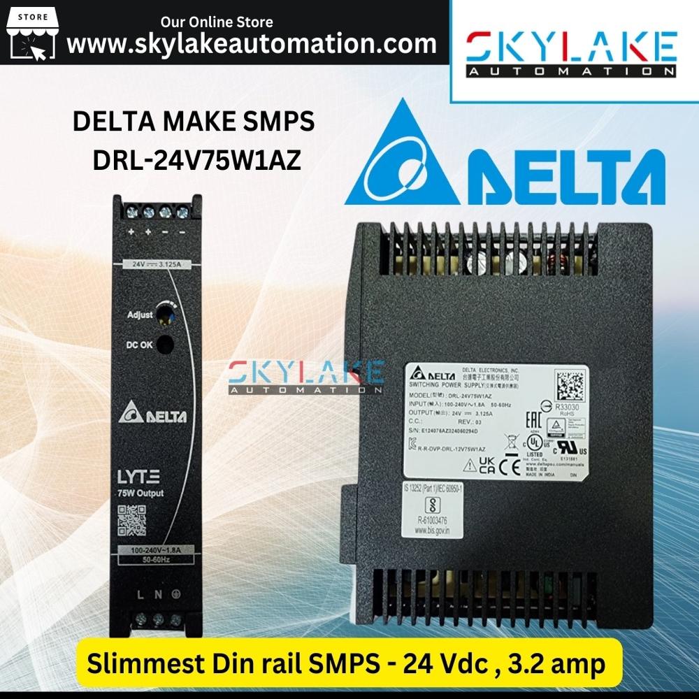 Delta Dinrail SMPS DRL-24V75W1AZ