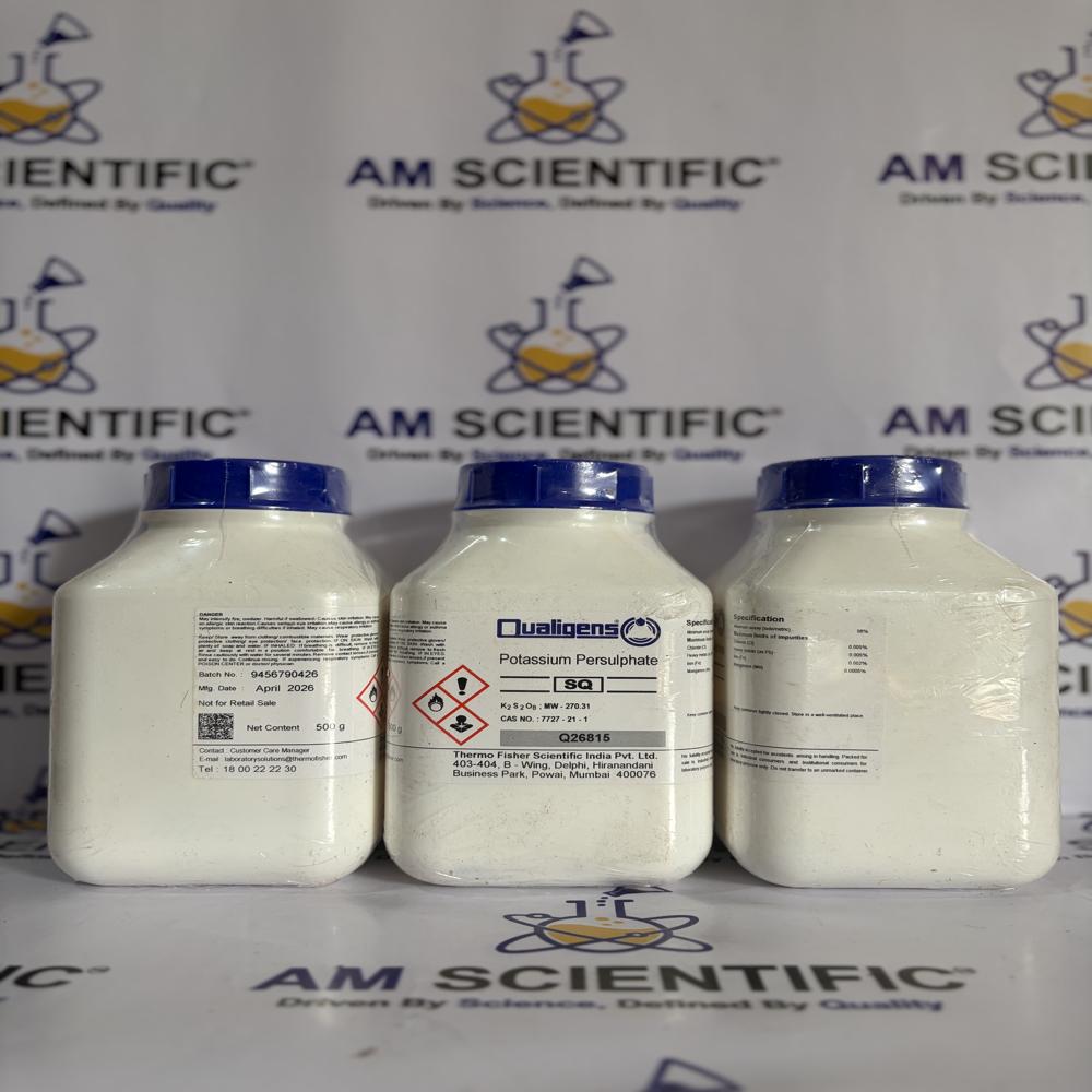 Potassium Persulphate SQ 500g Qualigens