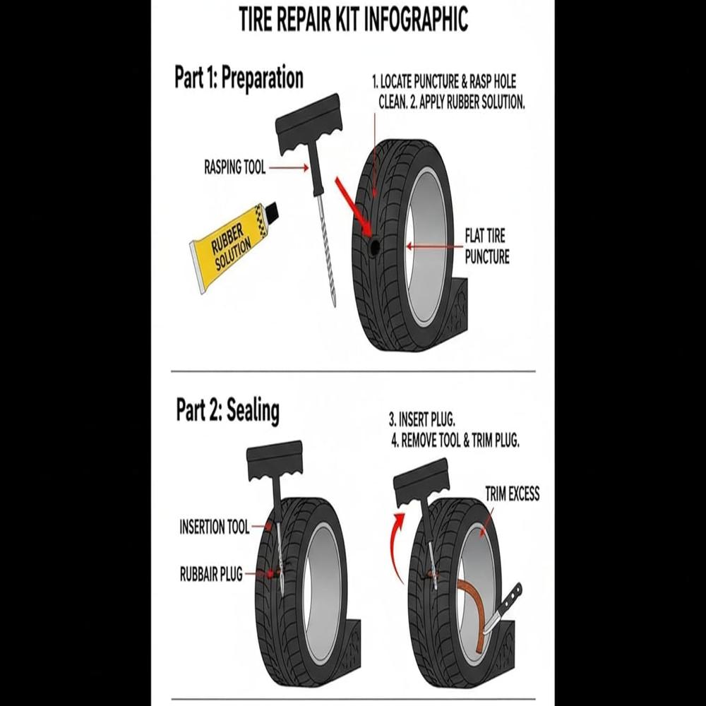Car Puncture Kit