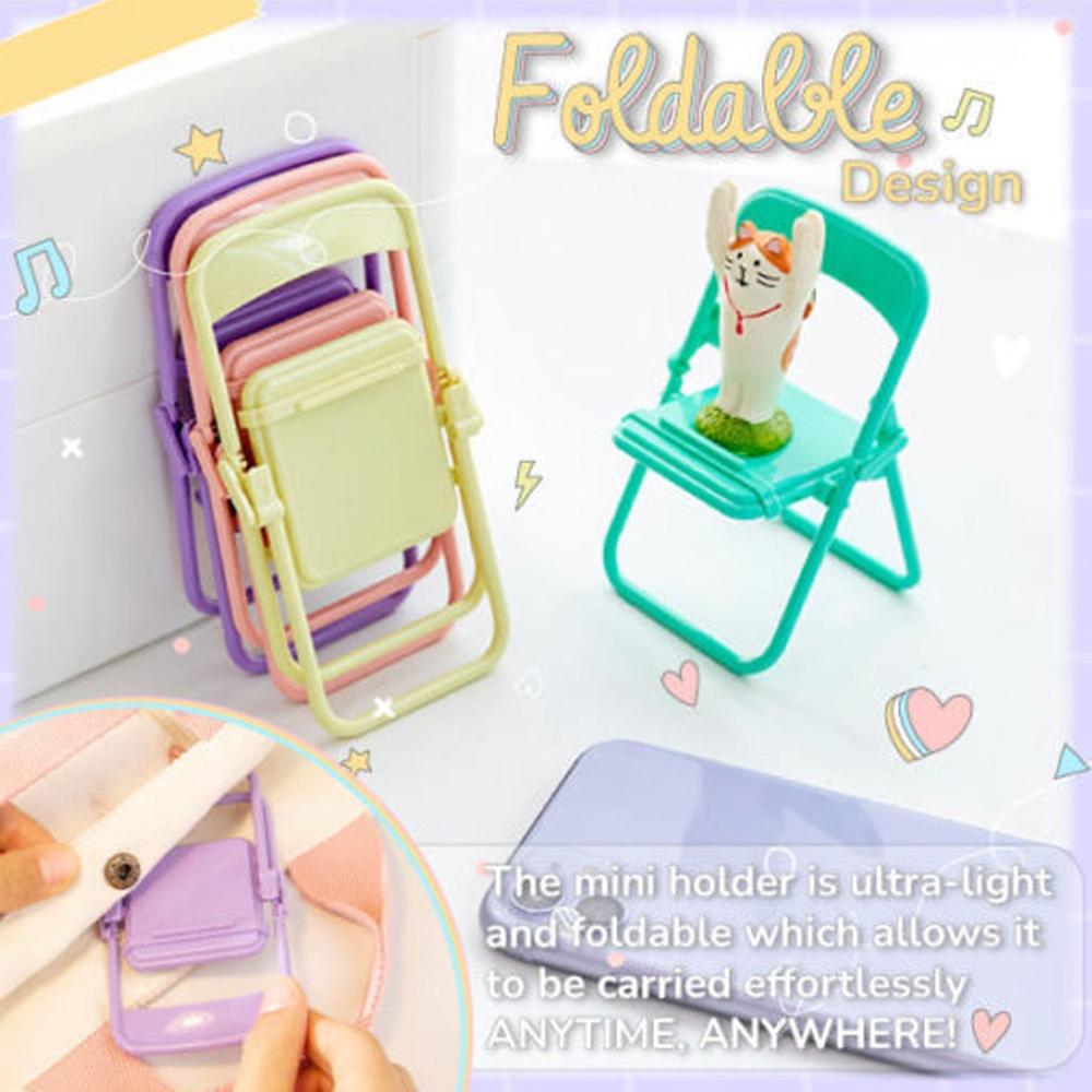 Chair-Shaped Mobile Stand Stylish Phone Holder for Home & Office Use (1 Pc)