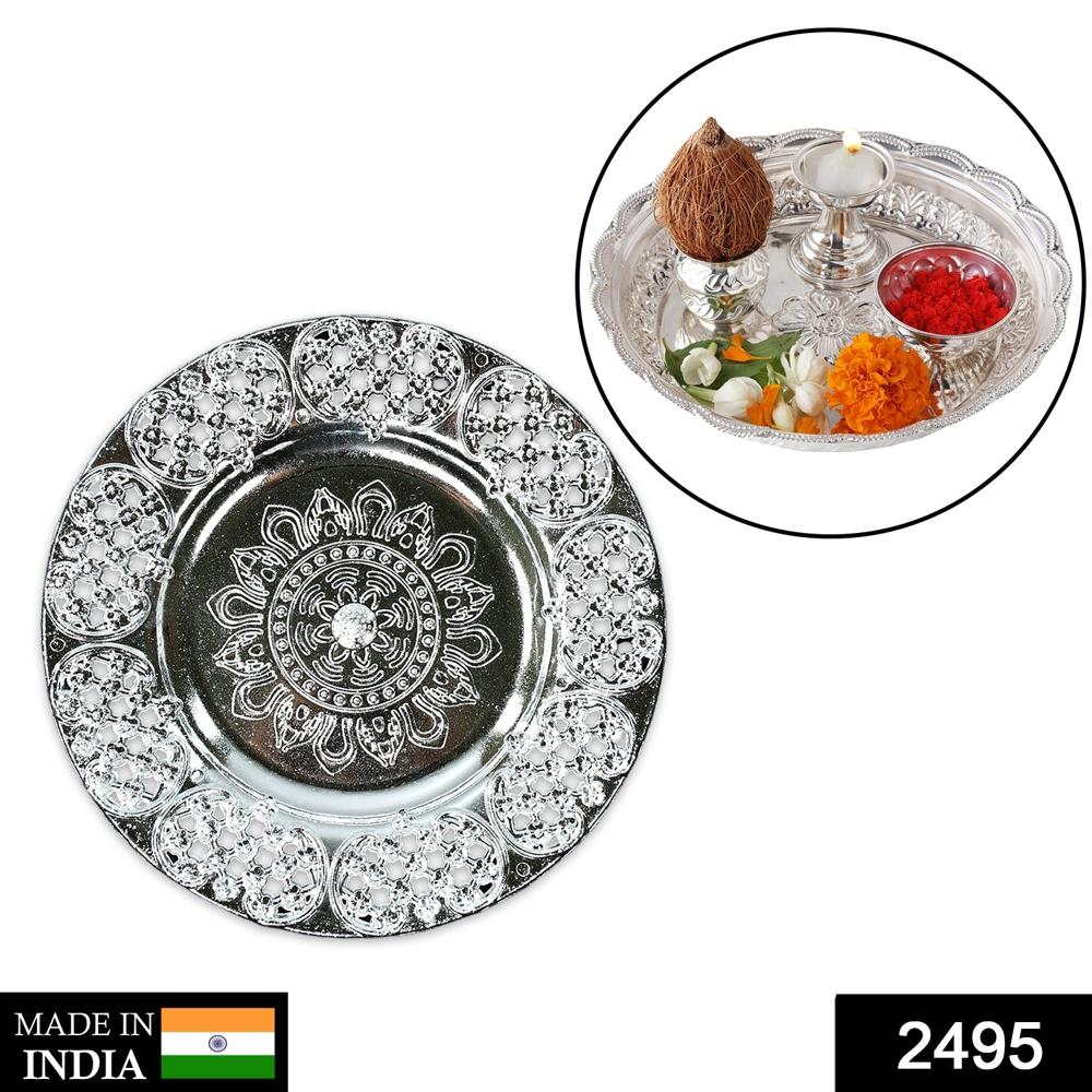 Beautiful 8-inch Plastic Pooja Thali Set For Daily Use & Special Occasions - Application: As Per Product Requirement