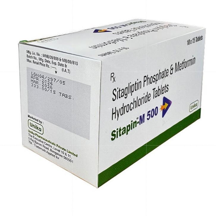 500mg Sitagliptin Phosphate And Metformin Hydrochloride Tablets