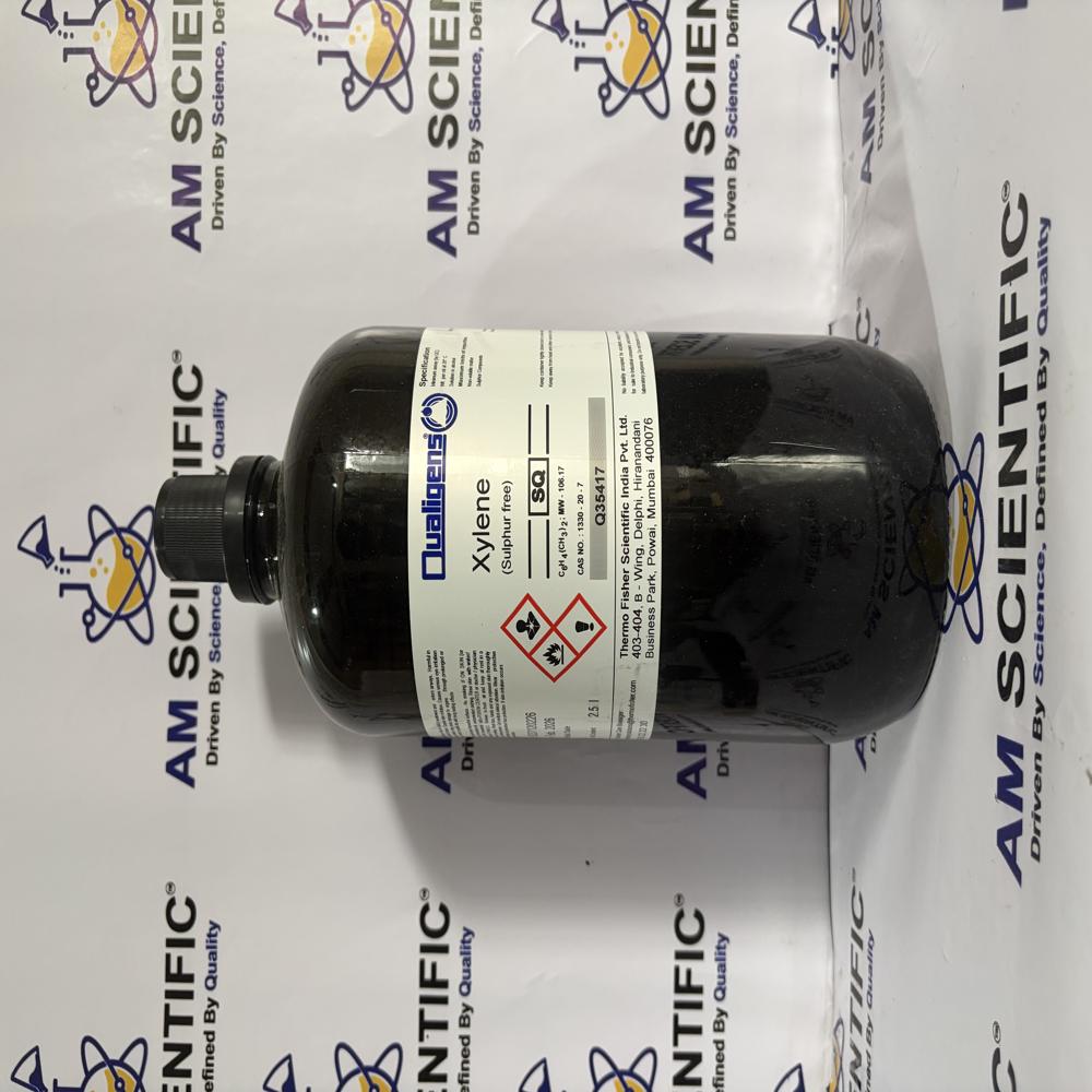 Xylene Sulphur Free SQ 2.5Ltr Qualigens