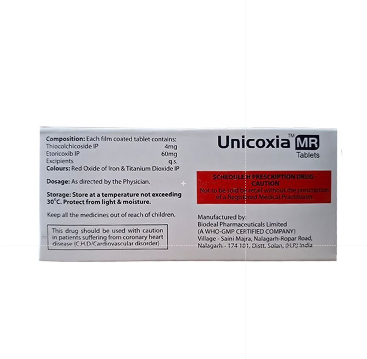 Thiocolchicoside And Etoricoxib Tablets