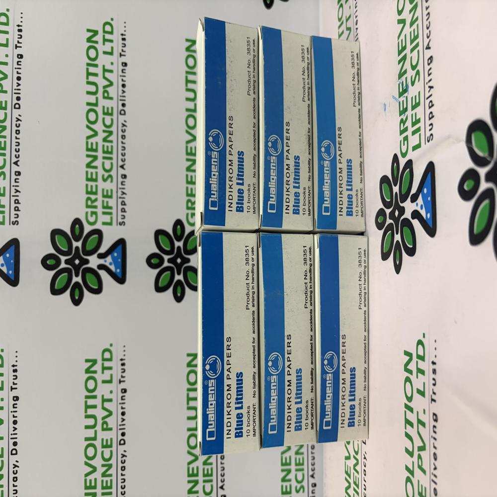 Qualigens Litmus Blue Indicator Papers 10 Booklets