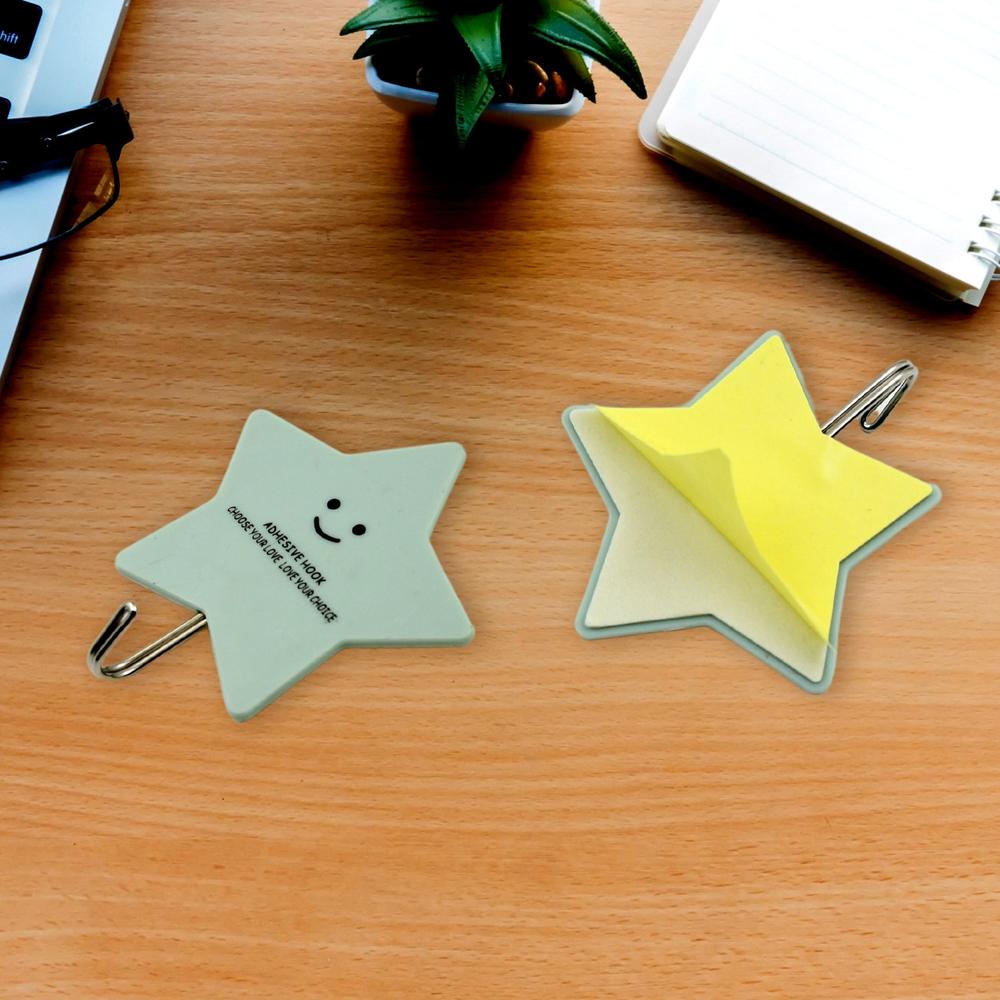 Multipurpose Strong Self-Adhesive Hooks Heavy Plastic Wall Hooks for Home & Office