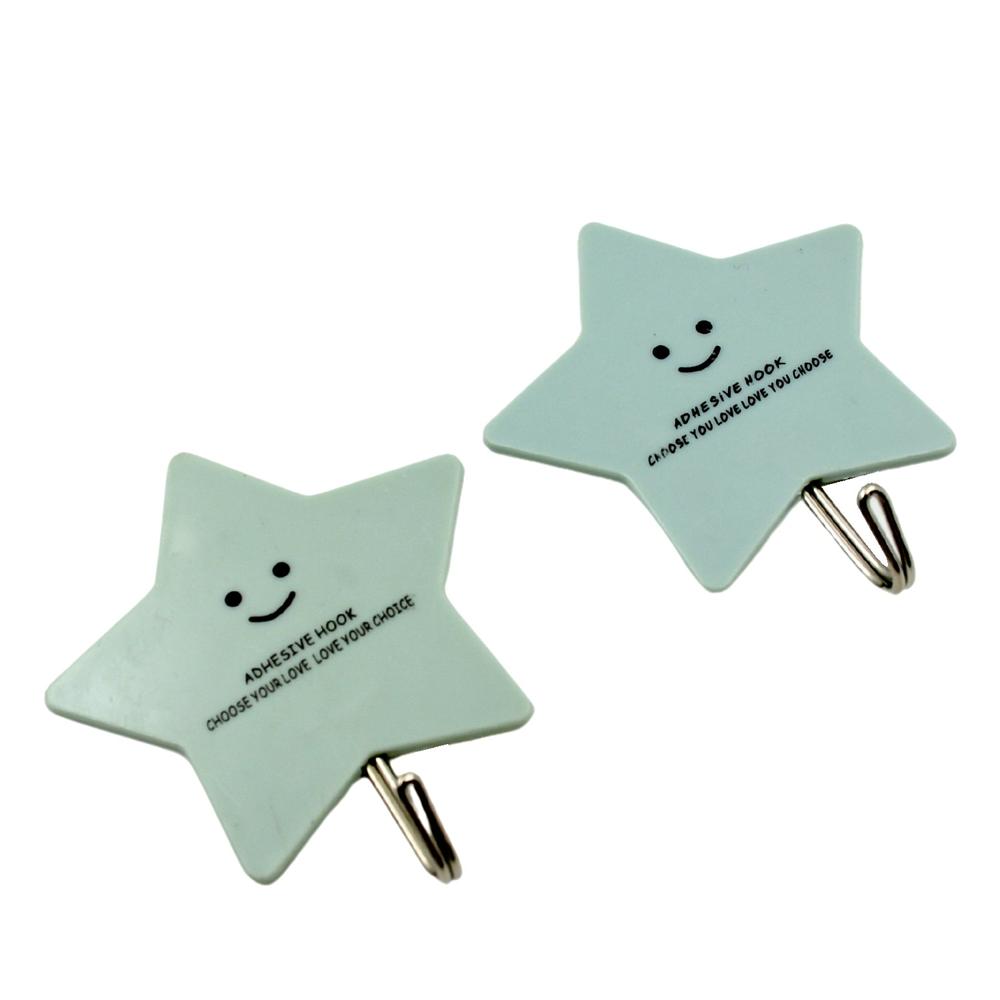 Multipurpose Strong Self-Adhesive Hooks Heavy Plastic Wall Hooks for Home & Office