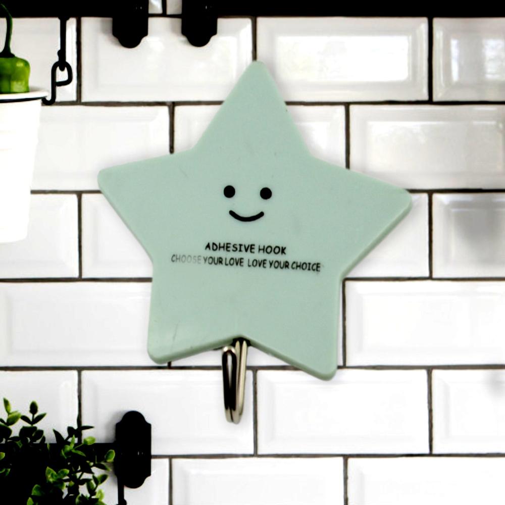 Multipurpose Strong Self-Adhesive Hooks Heavy Plastic Wall Hooks for Home & Office