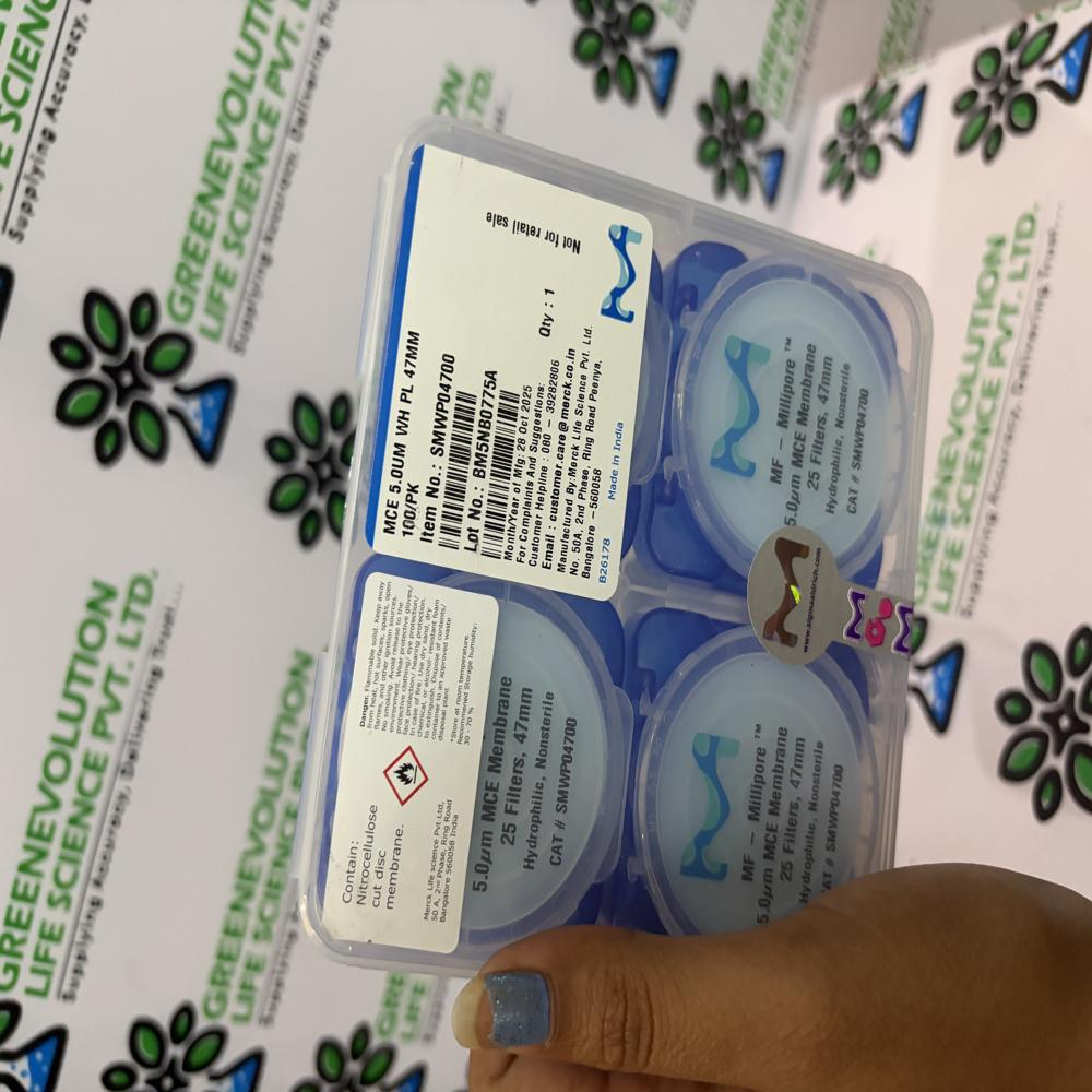 Smwp04700 Mce Membrane Filter paper 5.0 um diameter 47mm