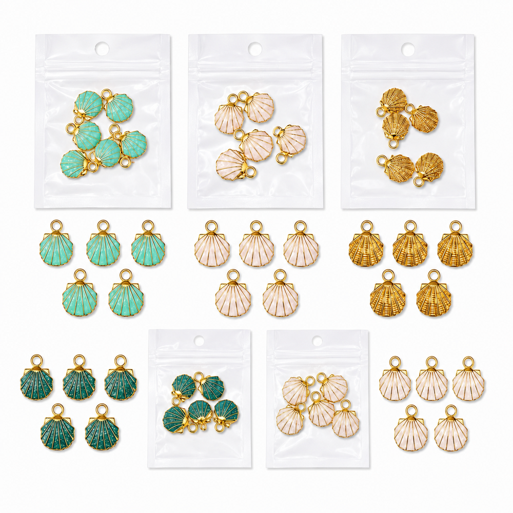 Enamel Shell Charms