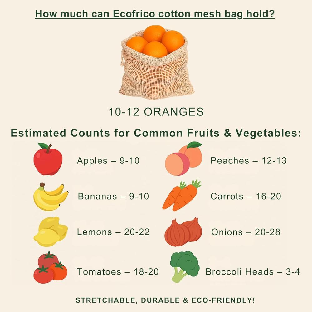 5 Pcs Vegetable Bag