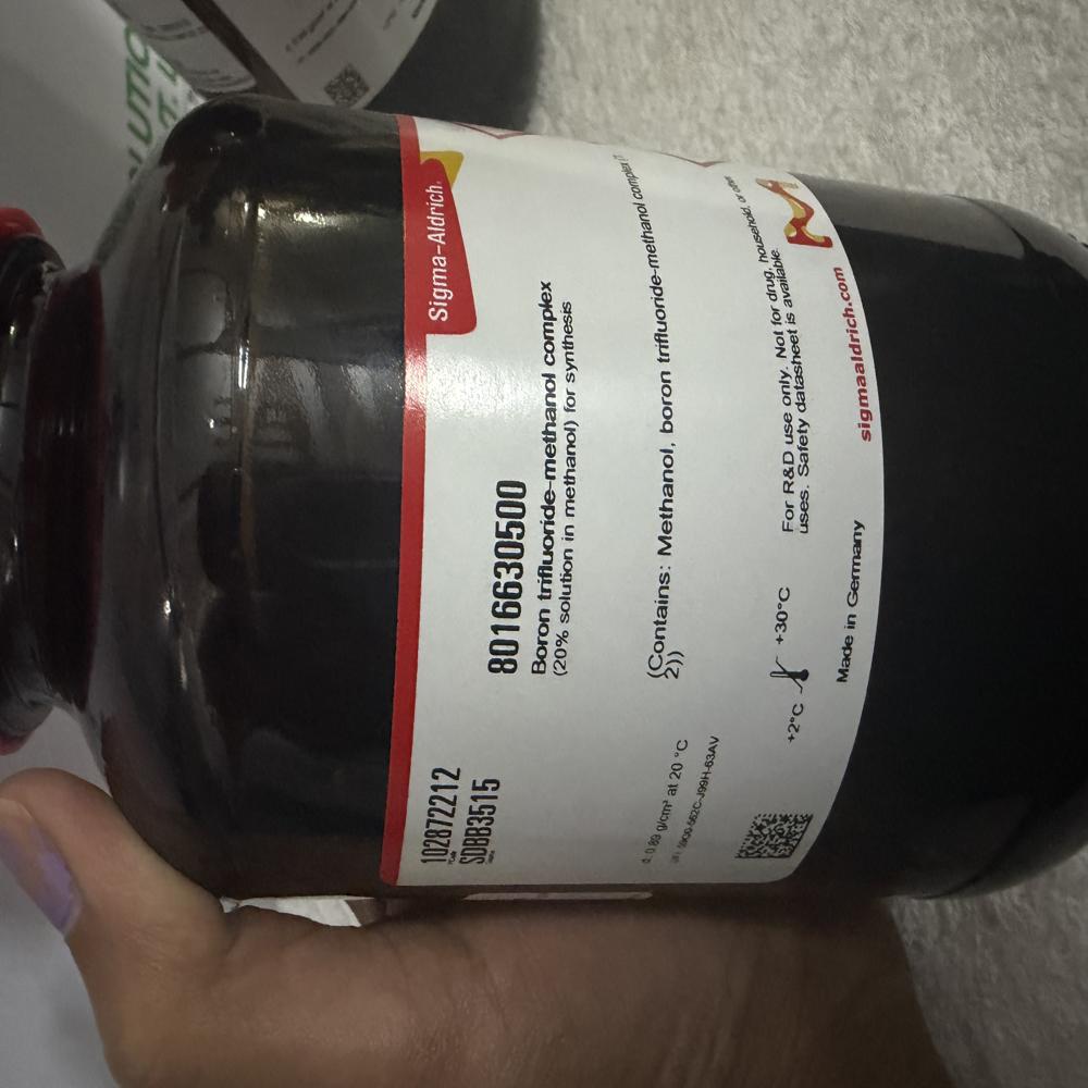 Boron trifluoride methanol complex 500ml