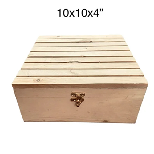 Vayu Art and Crafts Pinewood Gift Hamper Box