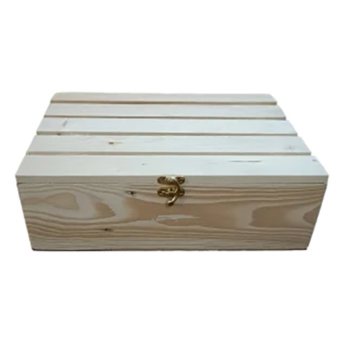 Vayu Art and Crafts Pine Wood Gift Hamper Box