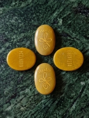 Yellow Aventurine Health Zibu coin
