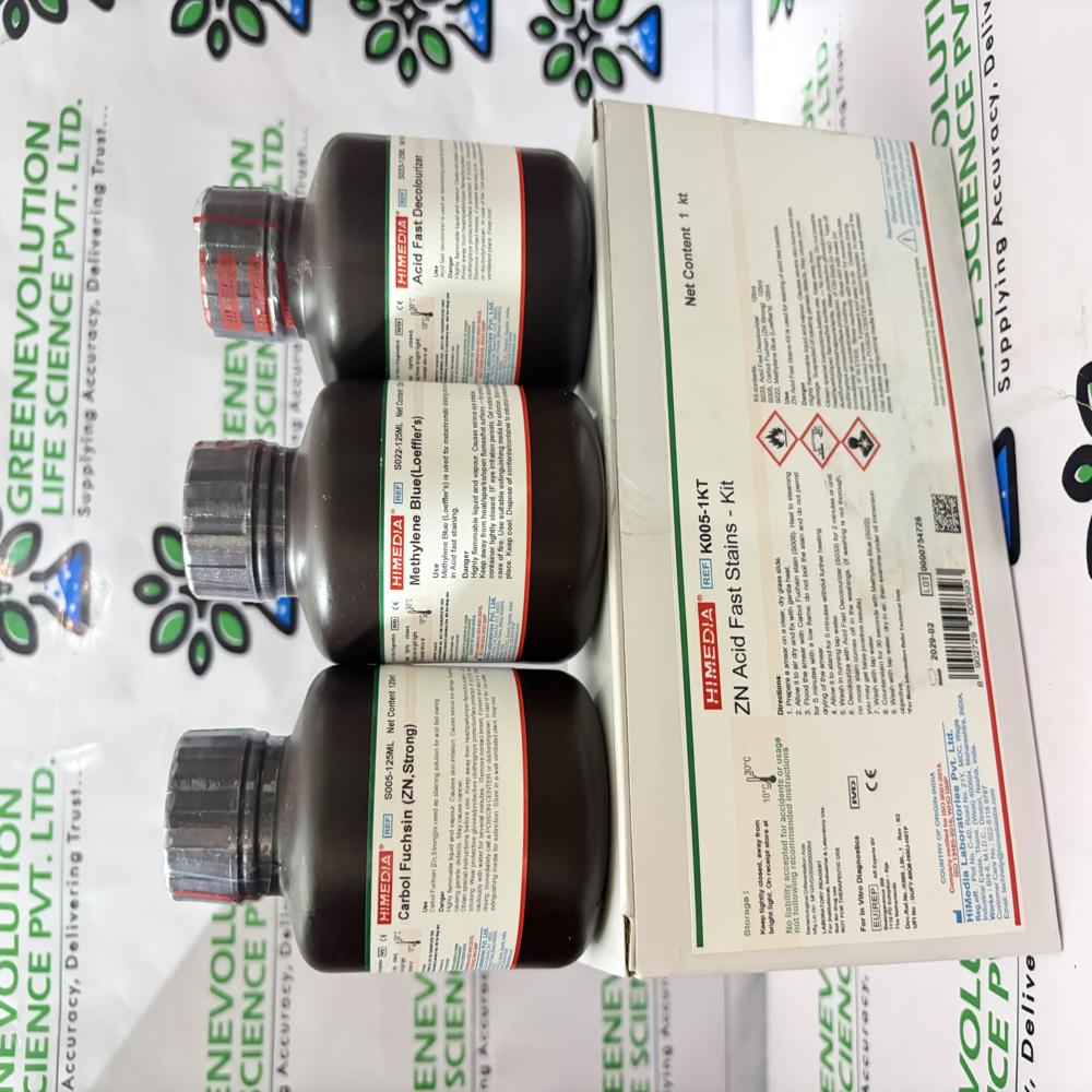 ZN Acid Fast Stains Kit Himedia