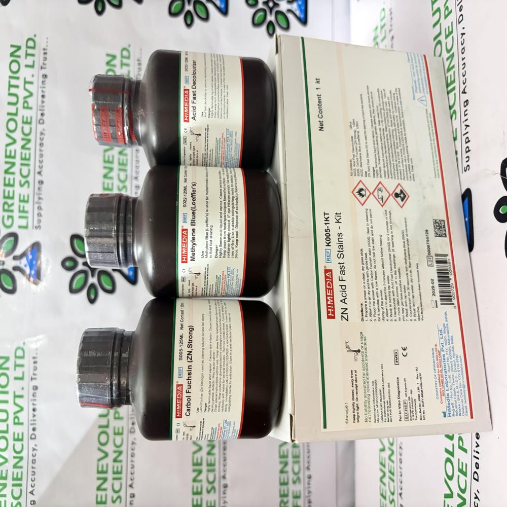 ZN Acid Fast Stains Kit Himedia