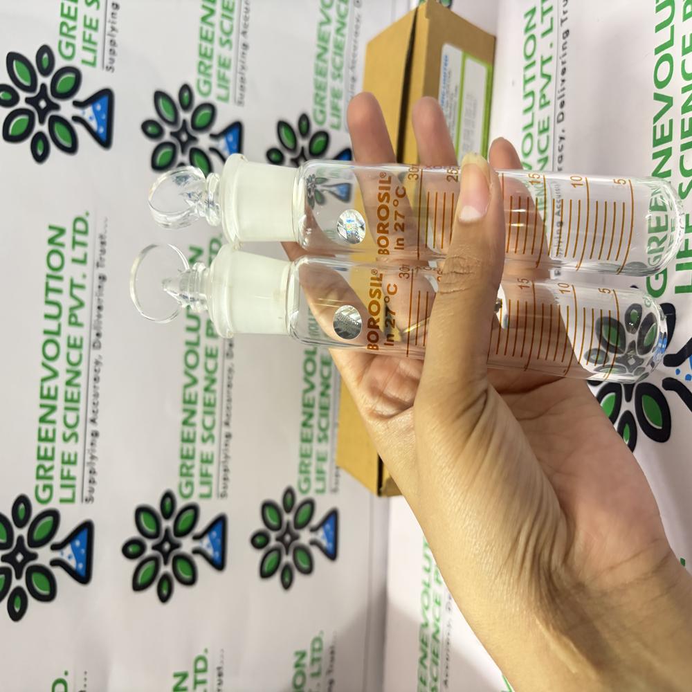 Graduated Test Tube With i/c Glass Stopper Borosil 