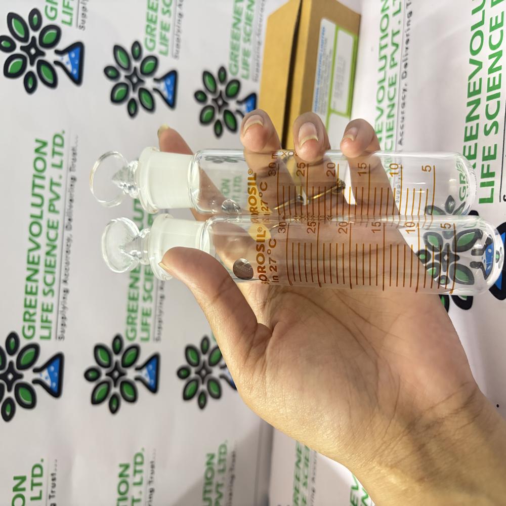 Graduated Test Tube With i/c Glass Stopper Borosil 