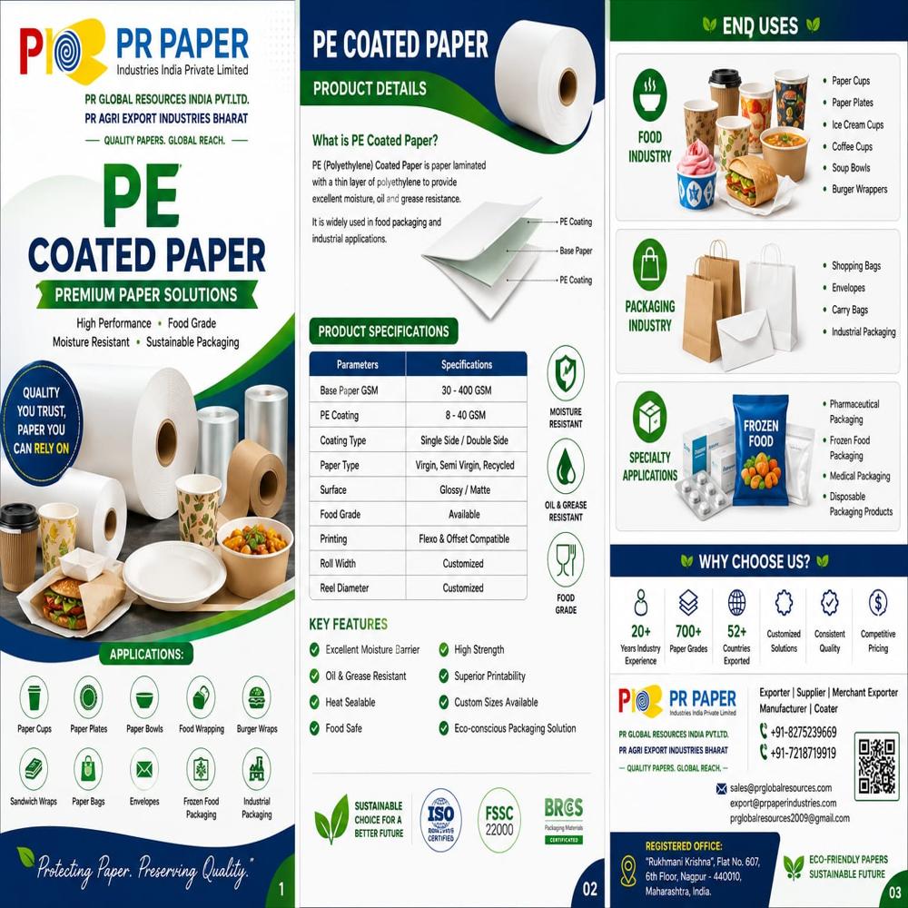 PE COATED PAPER