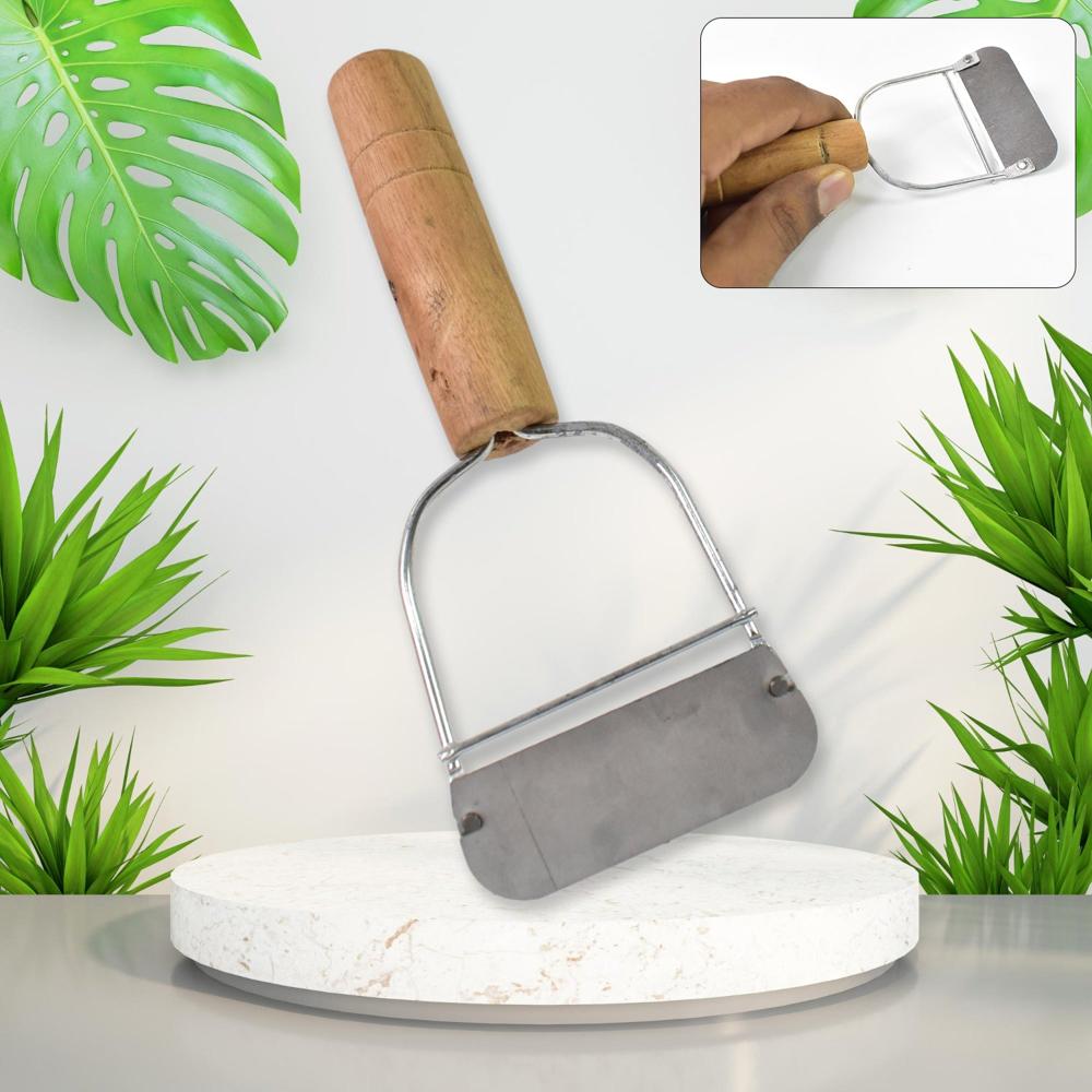Wooden Handle Metal Vegetable Cutter, Peeler, Slicer (1 Pc / B Grade) - Application: As Per Product Requirement