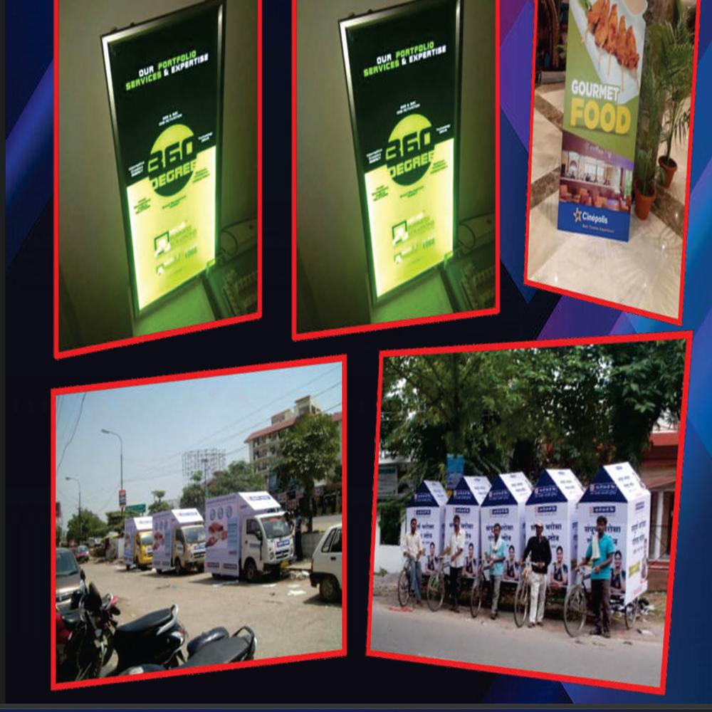 Van Activity Advertising Sign Board