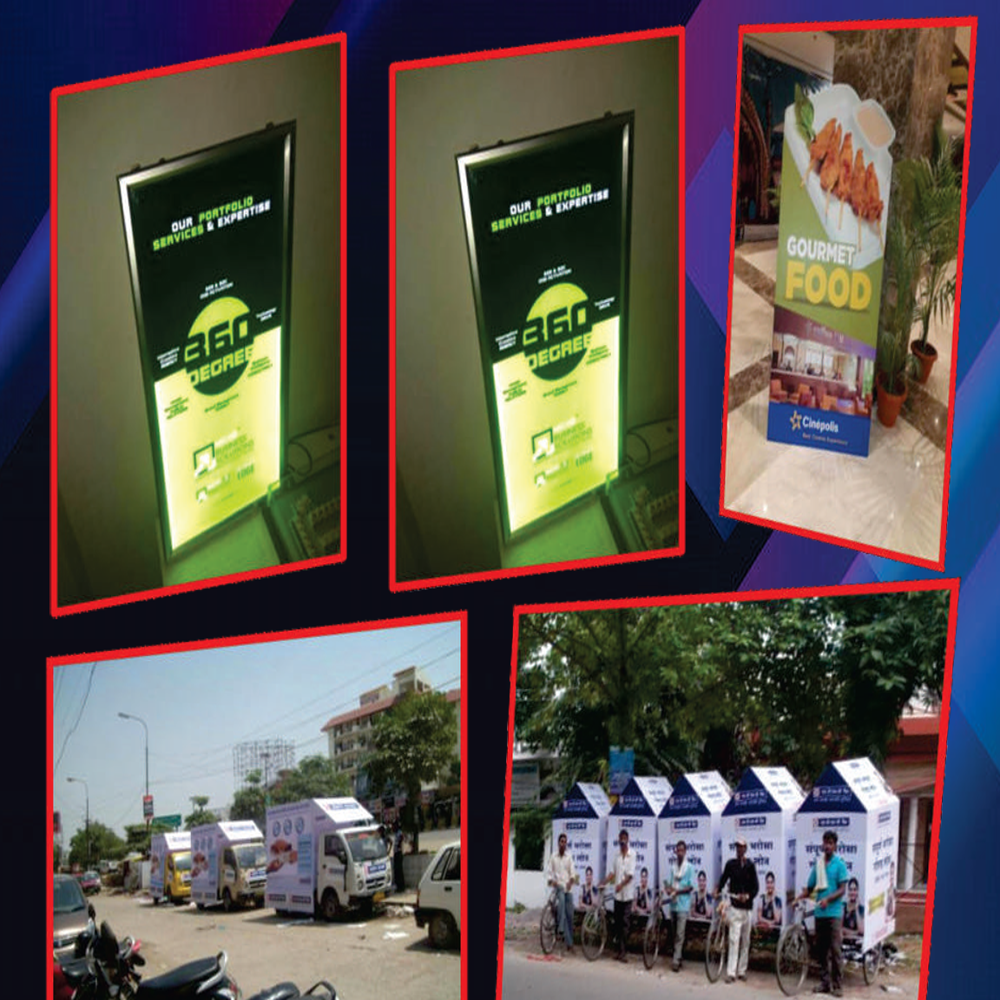 Van Activity Advertising Sign Board
