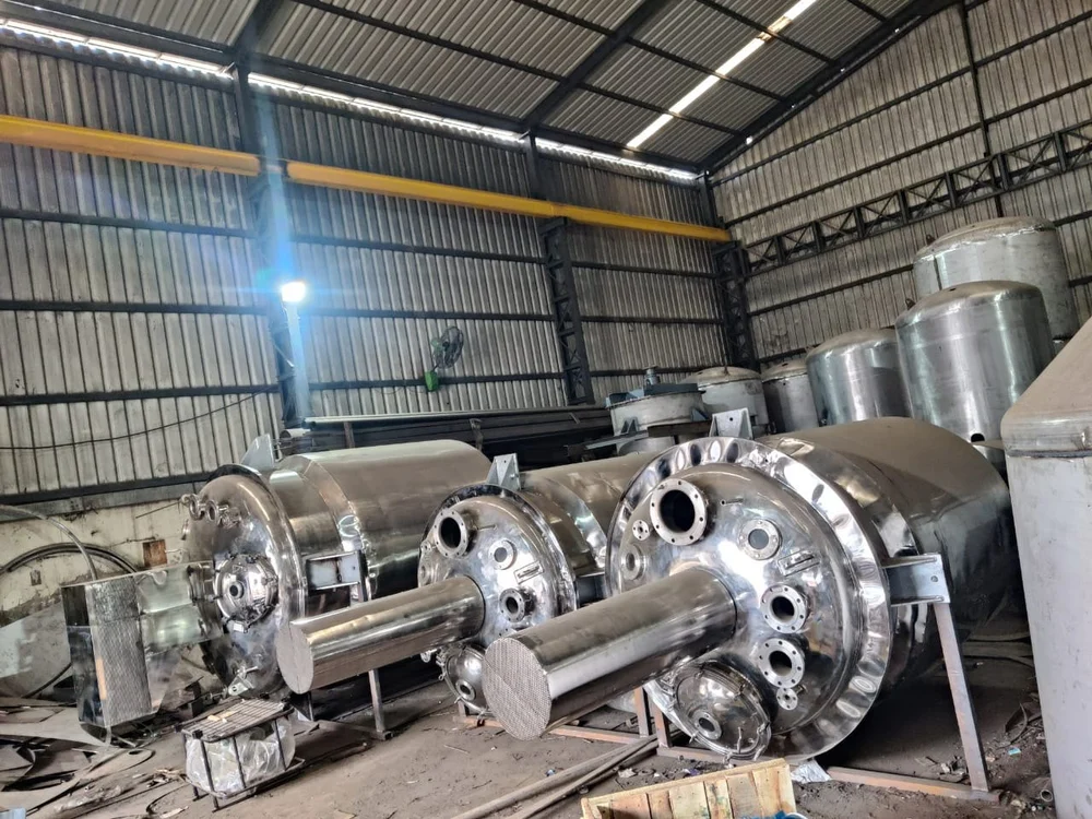SS304 SS316 Chemical Jacketed  Limpet Coil Vessel
