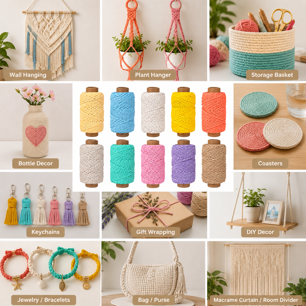 Macrame Twisted Cotton Cord
