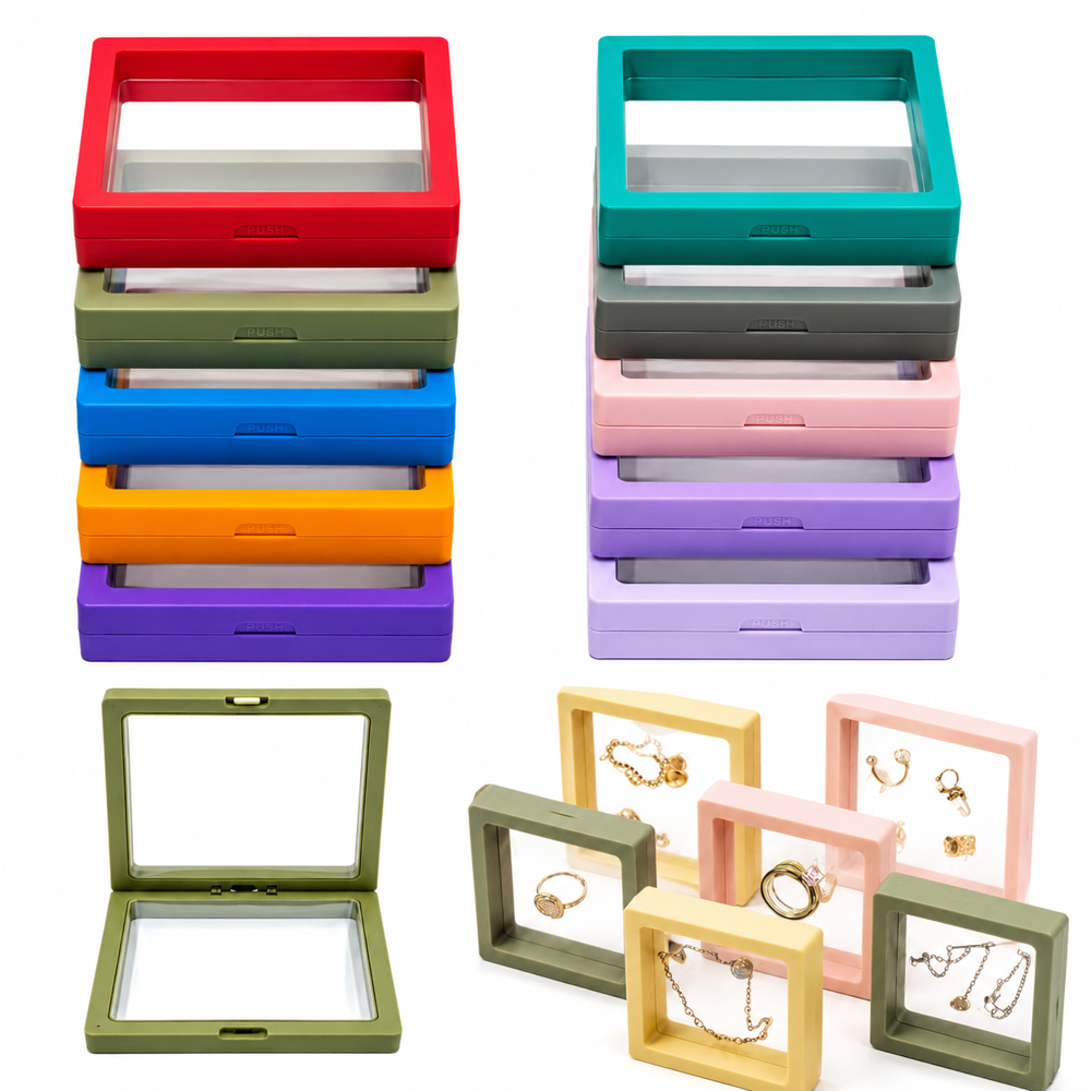 Transparent Floating Jewelry Storage Box