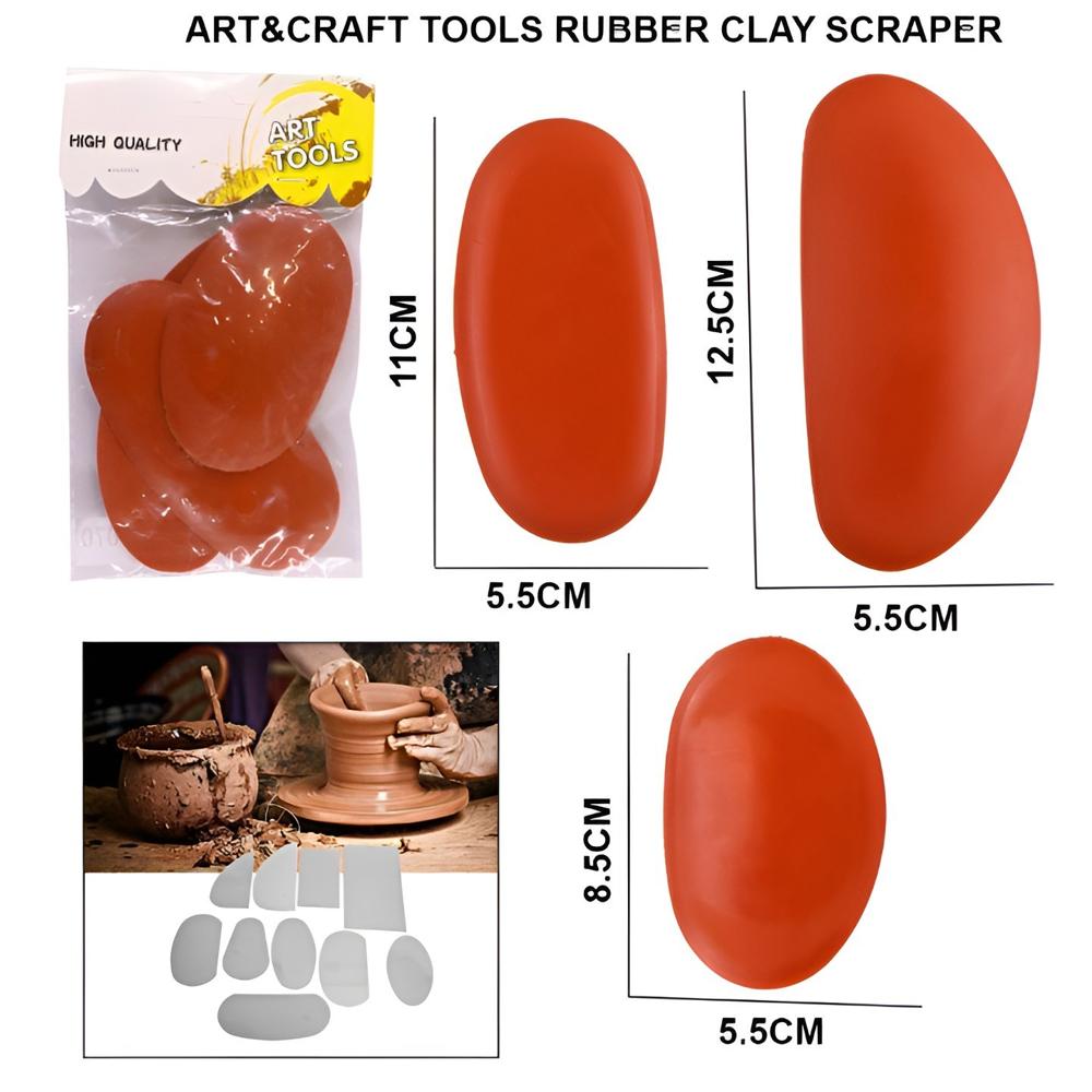 Rubber Pottery Tool