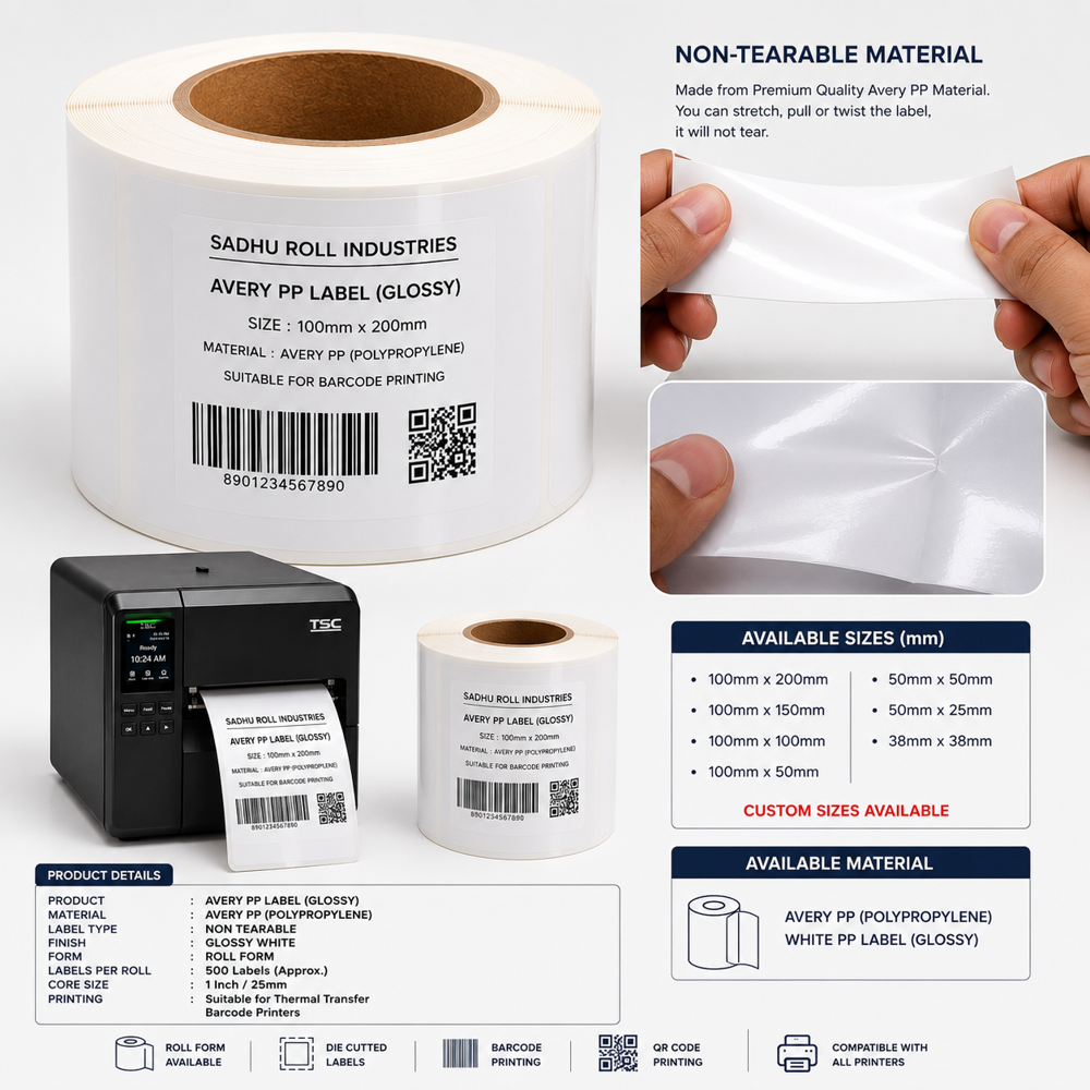 Avery Pp Label Roll - Automatic Grade: Manual